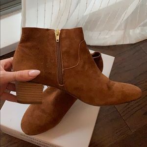 Steve Madden Chestnut Suede Ankle Boots